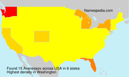Surname Avanessov in USA Surname Avanessov in USA