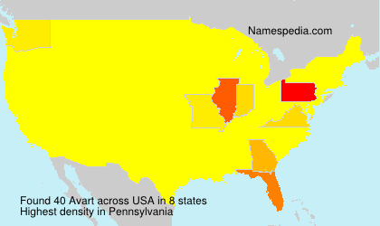Surname Avart in USA Surname Avart in USA