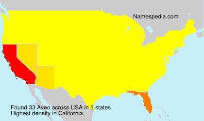 Surname Aveo in USA Surname Aveo in USA