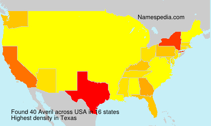 Surname Averil in USA Surname Averil in USA