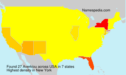 Surname Averkiou in USA Surname Averkiou in USA