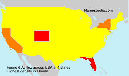 Surname Avillez in USA Surname Avillez in USA