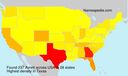 Surname Avrett in USA Surname Avrett in USA