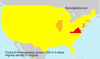 Surname Awalegaonkar in USA Surname Awalegaonkar in USA