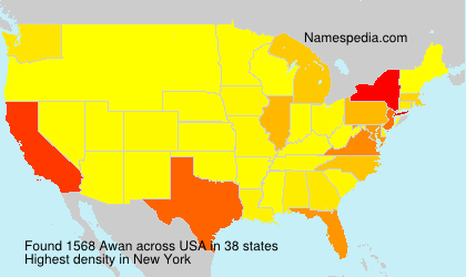 Surname Awan in USA Surname Awan in USA
