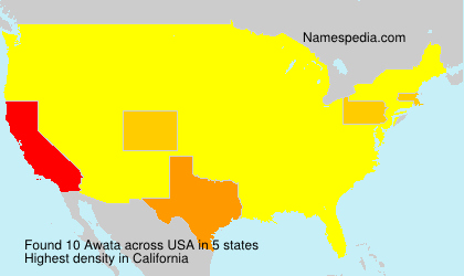 Surname Awata in USA Surname Awata in USA