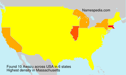 Surname Awazu in USA Surname Awazu in USA