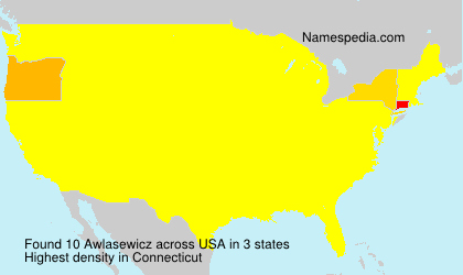 Surname Awlasewicz in USA Surname Awlasewicz in USA