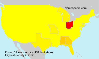 Surname Awls in USA Surname Awls in USA
