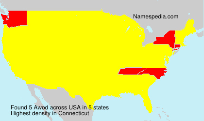 Surname Awod in USA Surname Awod in USA