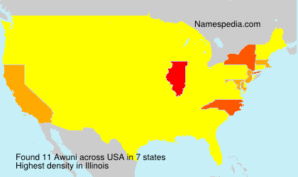 Surname Awuni in USA Surname Awuni in USA
