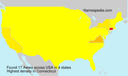 Surname Awwa in USA Surname Awwa in USA