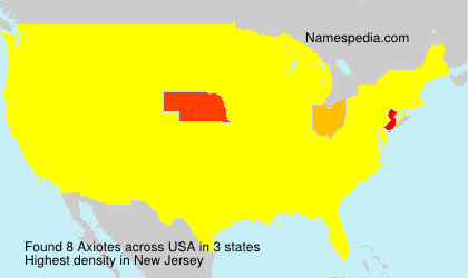 Surname Axiotes in USA Surname Axiotes in USA