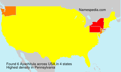 Surname Ayachitula in USA Surname Ayachitula in USA