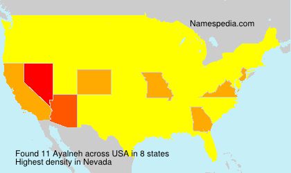 Surname Ayalneh in USA Surname Ayalneh in USA