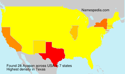 Surname Ayapan in USA
