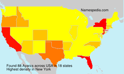 Surname Ayarza in USA Surname Ayarza in USA