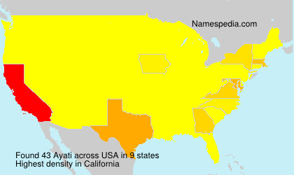 Surname Ayati in USA Surname Ayati in USA