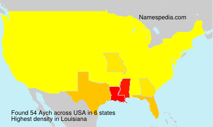 Surname Aych in USA Surname Aych in USA