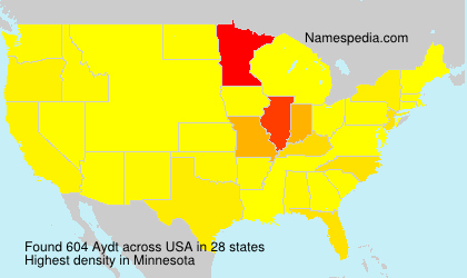 Surname Aydt in USA Surname Aydt in USA