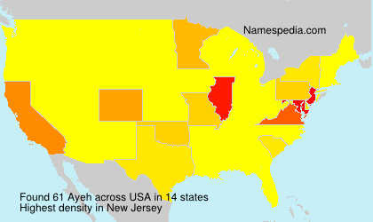 Surname Ayeh in USA Surname Ayeh in USA