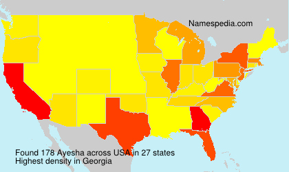 Surname Ayesha in USA Surname Ayesha in USA