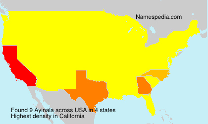 Surname Ayinala in USA Surname Ayinala in USA