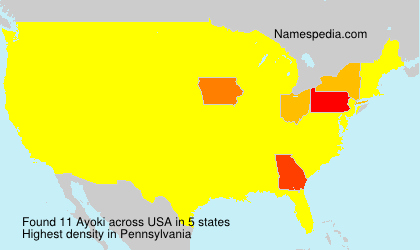 Surname Ayoki in USA Surname Ayoki in USA