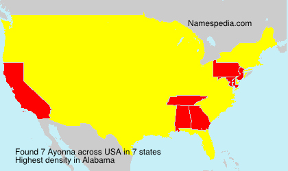 Surname Ayonna in USA Surname Ayonna in USA
