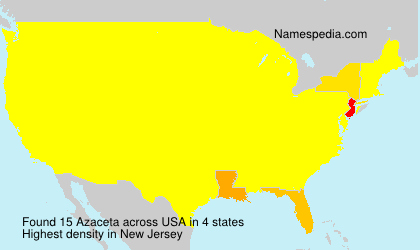 Surname Azaceta in USA