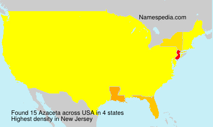 Surname Azaceta in USA Surname Azaceta in USA