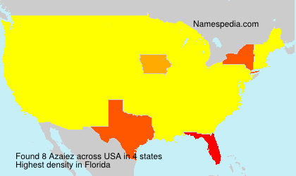 Surname Azaiez in USA