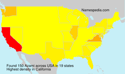 Surname Azami in USA