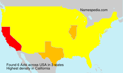 Surname Azbi in USA Surname Azbi in USA