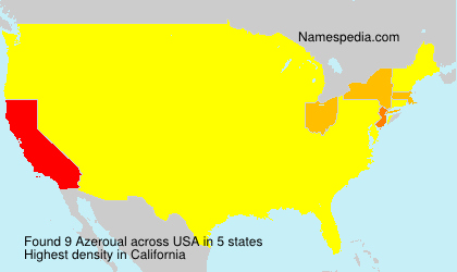 Surname Azeroual in USA Surname Azeroual in USA