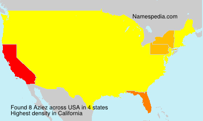 Surname Aziez in USA Surname Aziez in USA