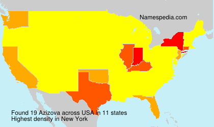 Surname Azizova in USA Surname Azizova in USA