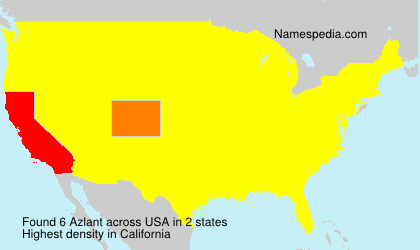 Surname Azlant in USA Surname Azlant in USA
