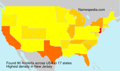 Surname Azofeifa in USA Surname Azofeifa in USA