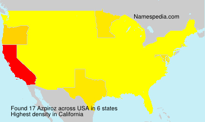 Surname Azpiroz in USA Surname Azpiroz in USA