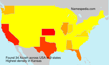 Surname Azzeh in USA Surname Azzeh in USA
