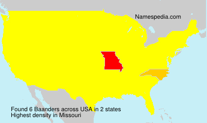 Surname Baanders in USA Surname Baanders in USA