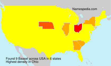 Surname Baasel in USA
