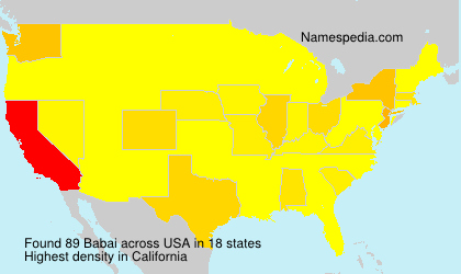 Surname Babai in USA Surname Babai in USA