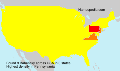 Surname Babansky in USA Surname Babansky in USA