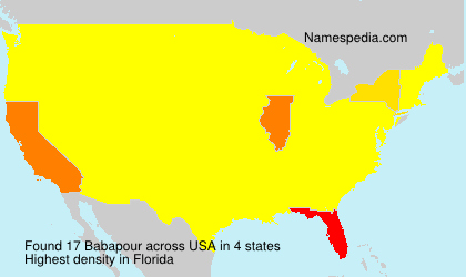 Surname Babapour in USA Surname Babapour in USA
