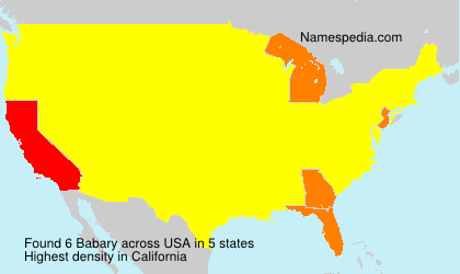 Surname Babary in USA Surname Babary in USA