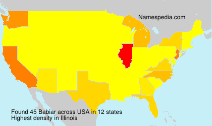 Surname Babiar in USA Surname Babiar in USA
