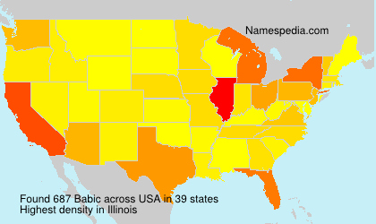 Surname Babic in USA Surname Babic in USA
