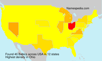 Surname Babics in USA Surname Babics in USA